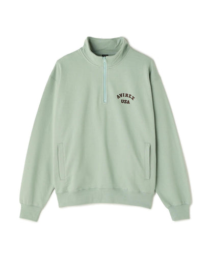 《&DEPOT限定》ASTAR HALFZIP SWEAT / A星 半拉鍊衛衣 / AVIREX / 阿維雷克斯