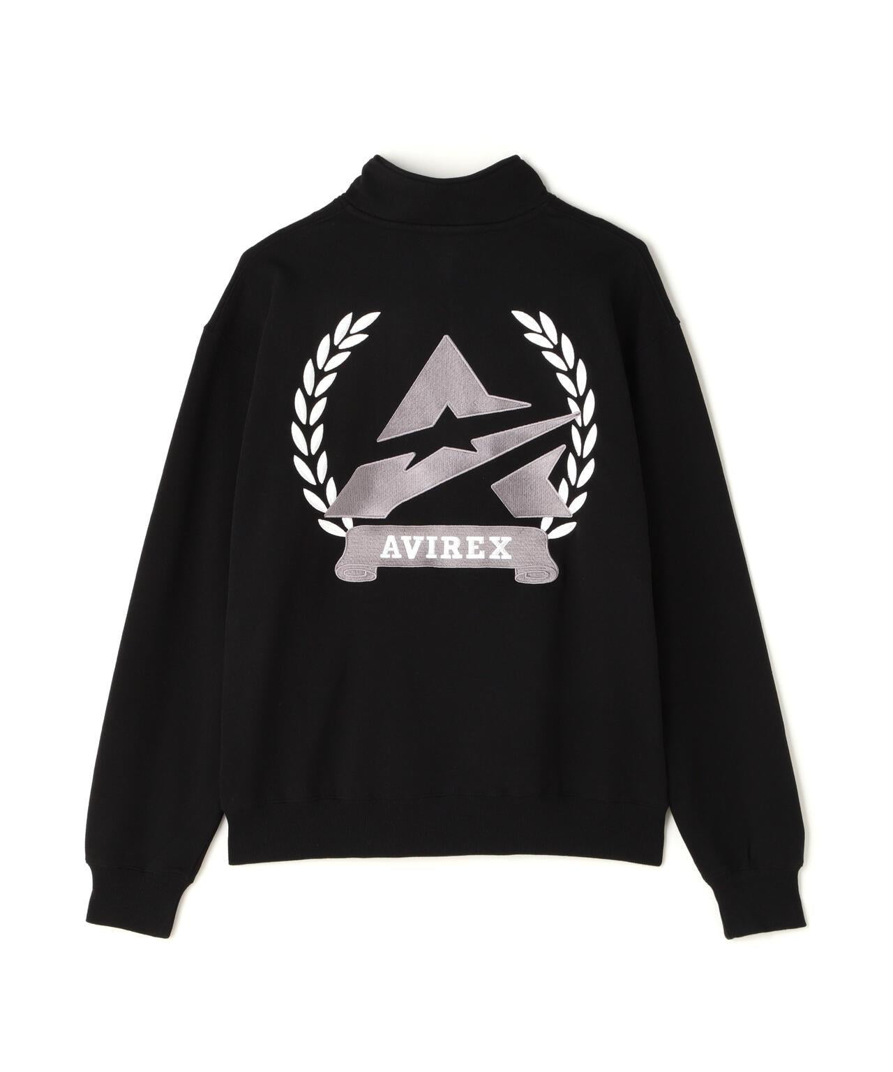 《&DEPOT限定》ASTAR HALFZIP SWEAT / A星 半拉鍊衛衣 / AVIREX / 阿維雷克斯
