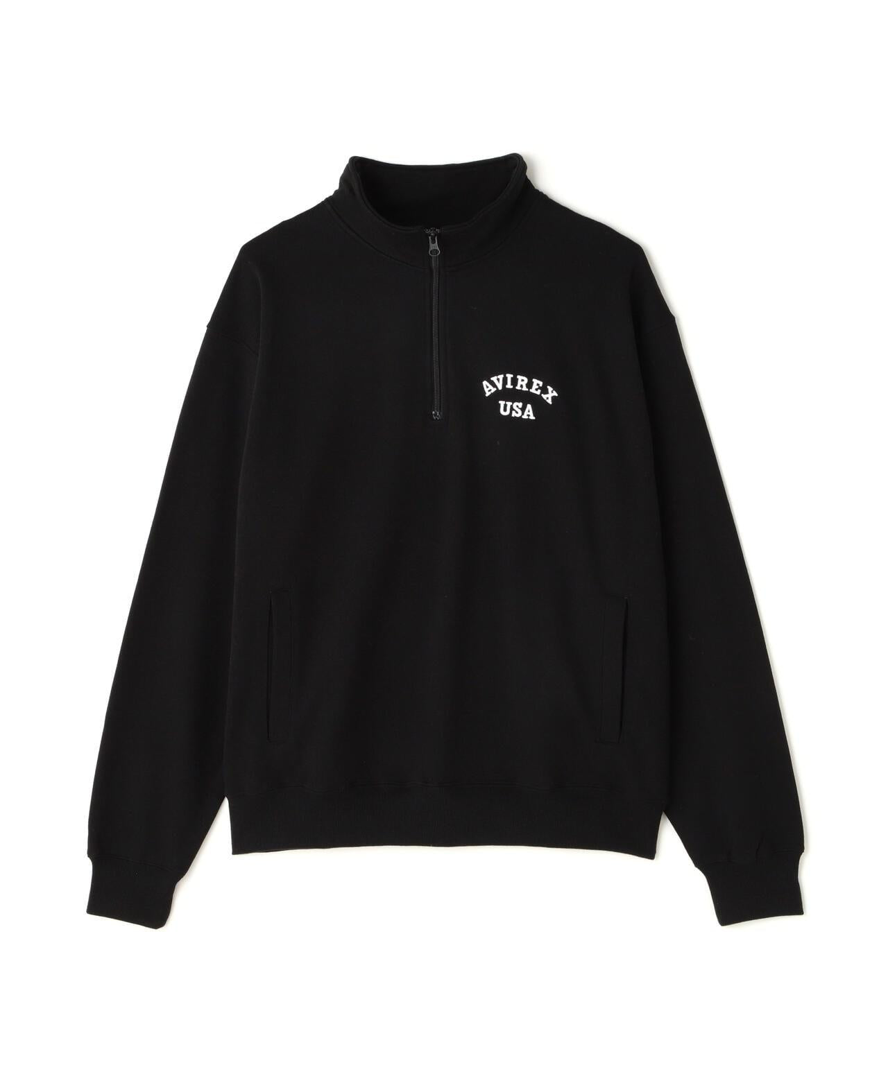 《&DEPOT限定》ASTAR HALFZIP SWEAT / A星 半拉鍊衛衣 / AVIREX / 阿維雷克斯