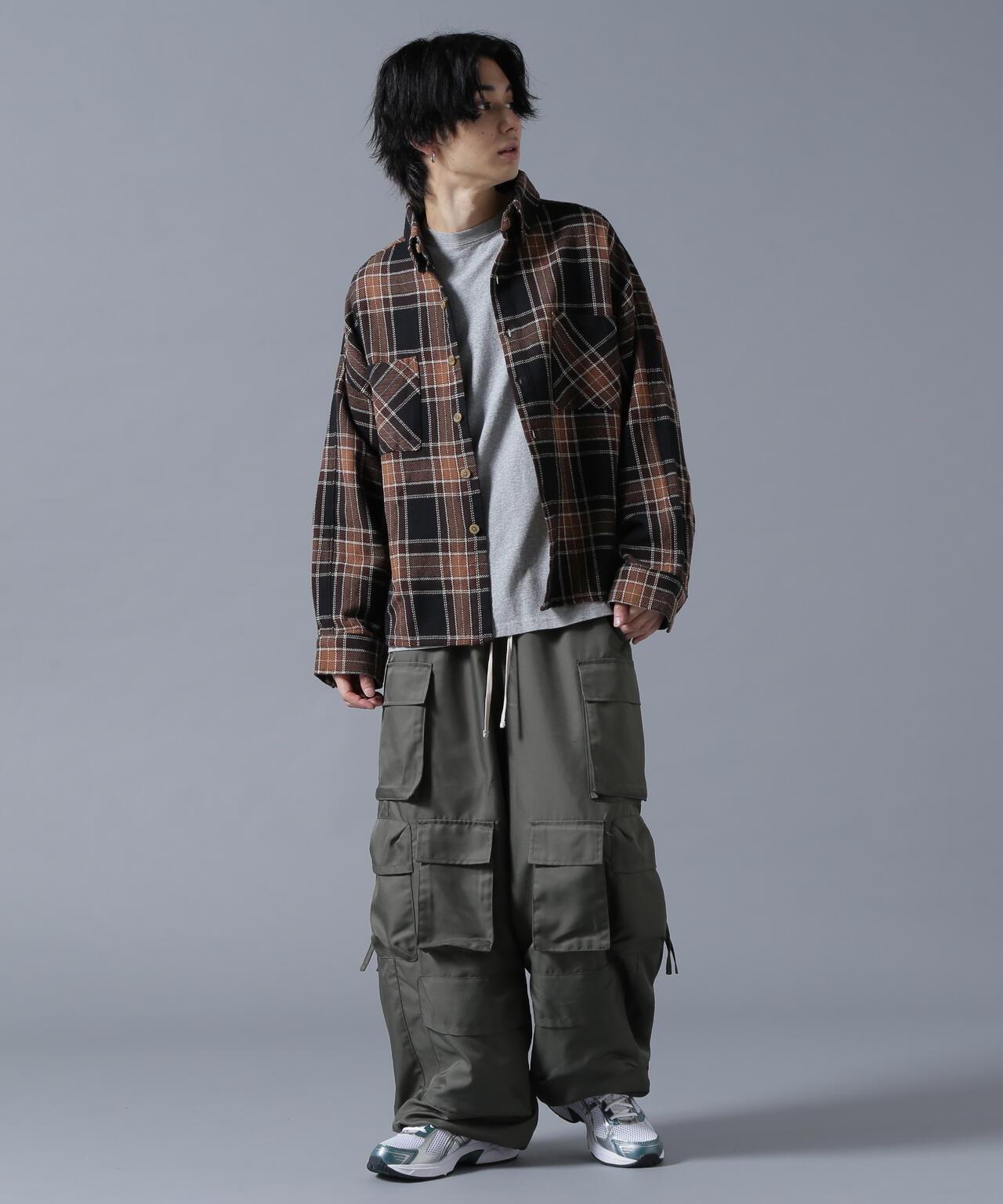 【&DEPOT限定】感謝您/棉法蘭絨格子襯衫