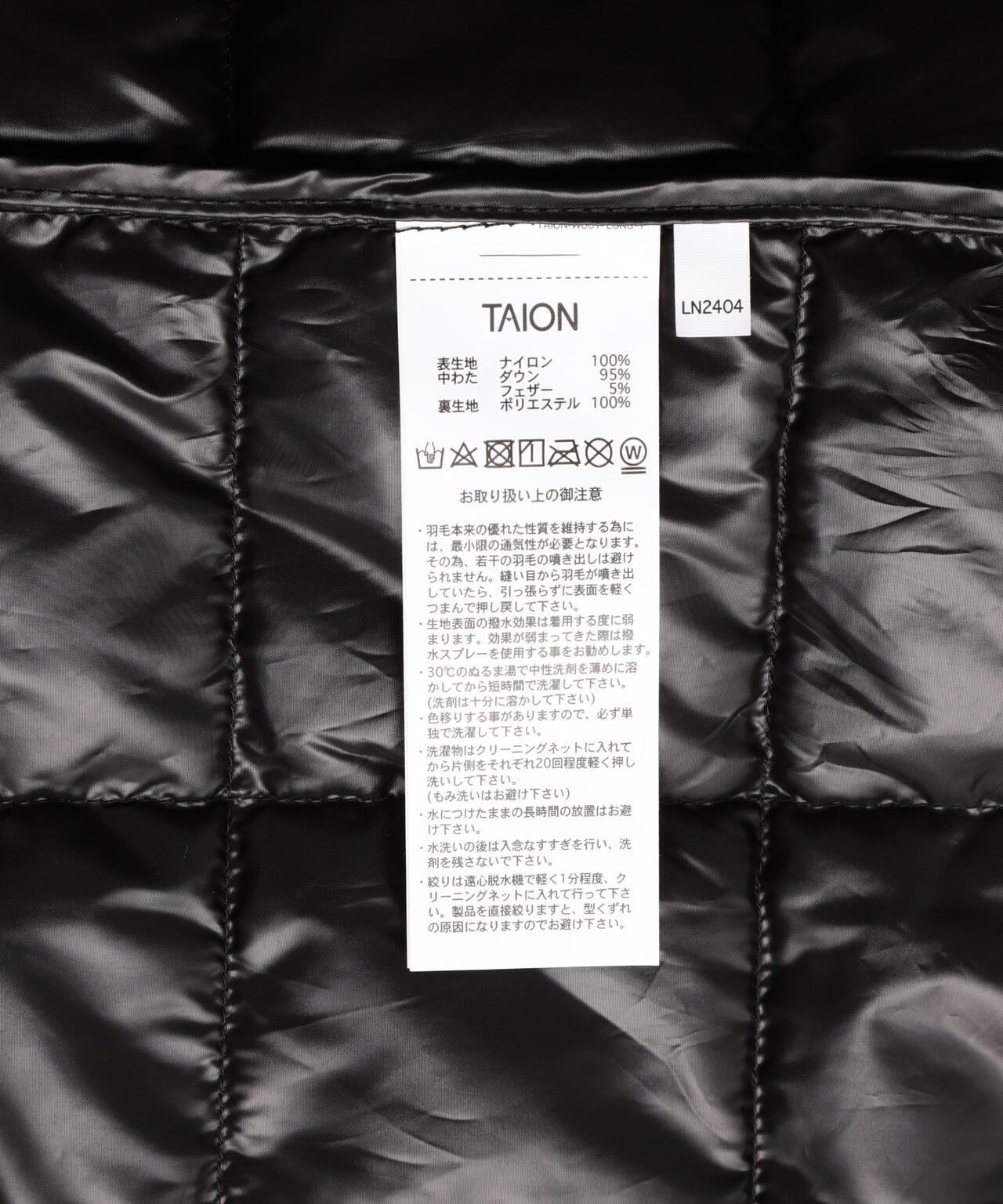 TAION/泰恩/【女士】V領長款羽絨背心