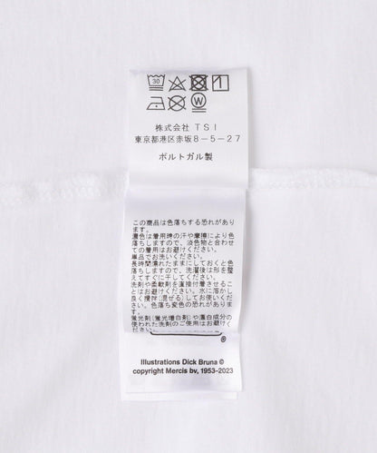 POP TRADING COMPANY/Pop & Miffy 刺繡T恤