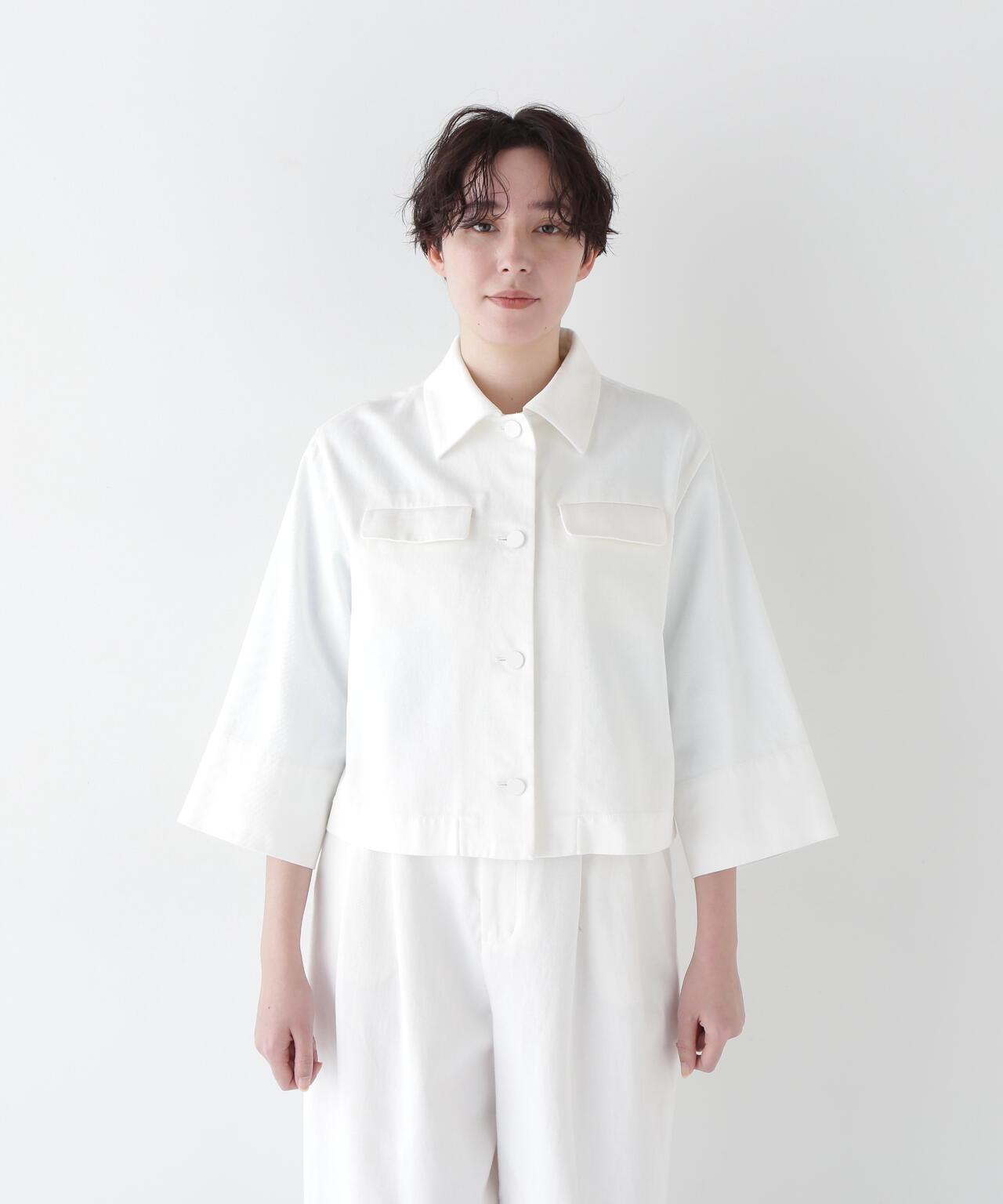 【福田麻琴合作款】棉麻開襟襯衫