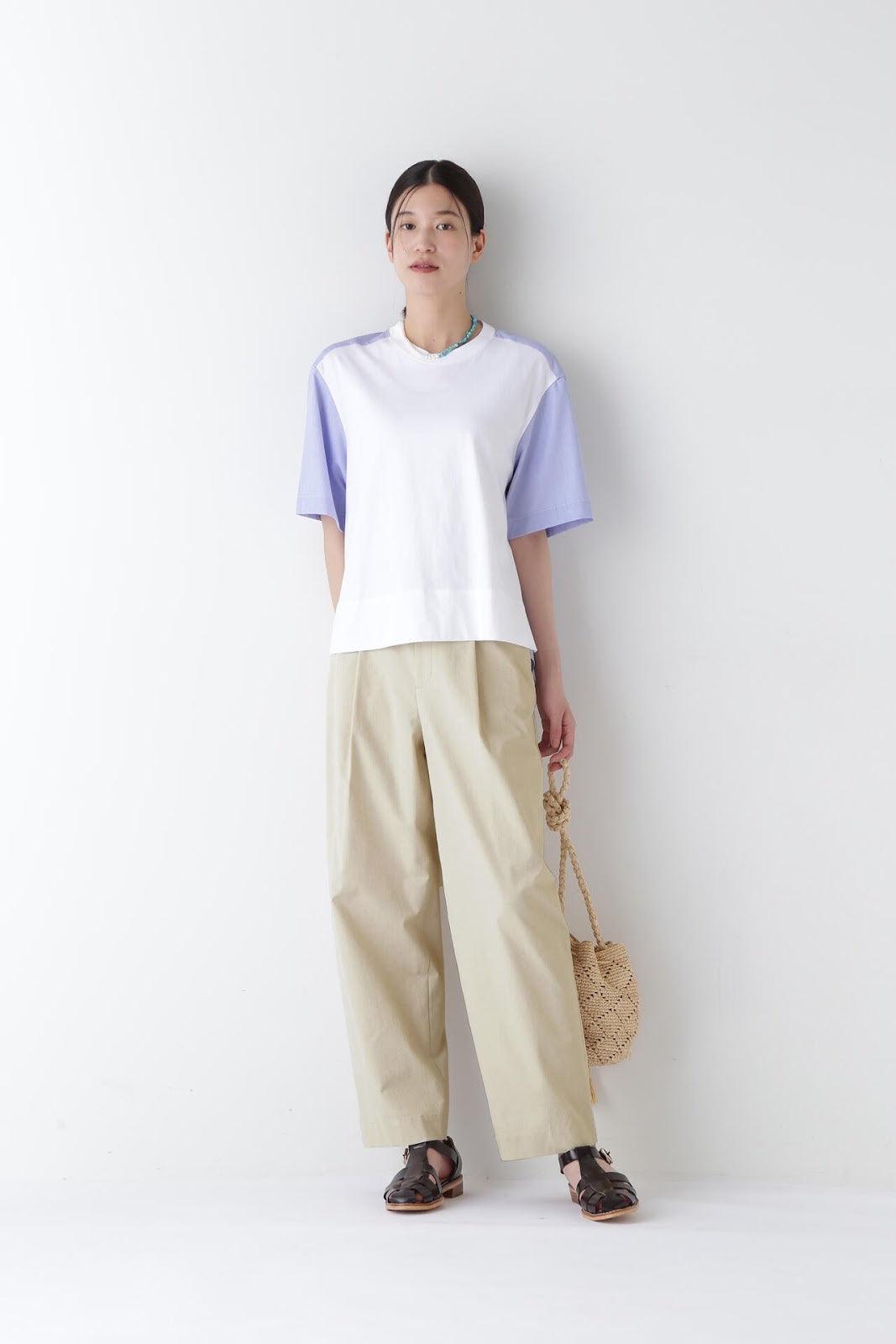 PE/C/麻彈力褲