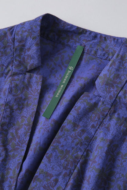 【Gg】Liberty製品染（植物染）聚攏褶邊上衣