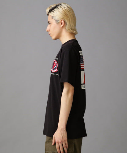 TOP GUN 麻布 貼片 T恤