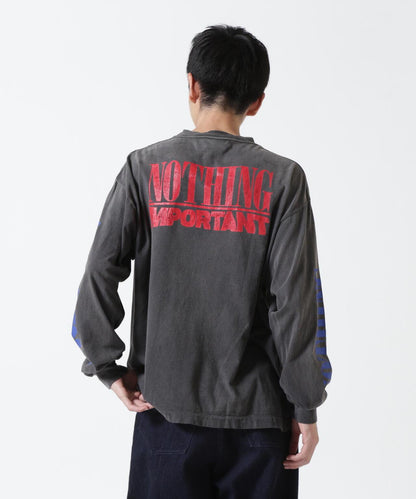 聖邁克爾/KK_LS TEE/無印/黑色