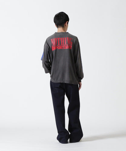 聖邁克爾/KK_LS TEE/無印/黑色