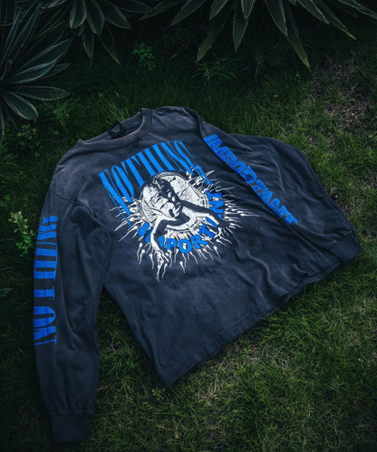 聖邁克爾/KK_LS TEE/無印/黑色