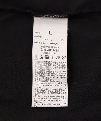 REMI RELIEF 聯名產品染色 25/-天竺大尺碼T恤(法國)
