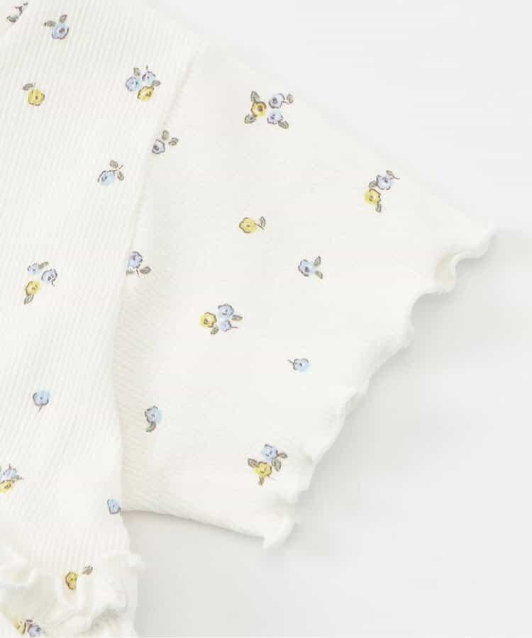 條紋荷葉邊上衣