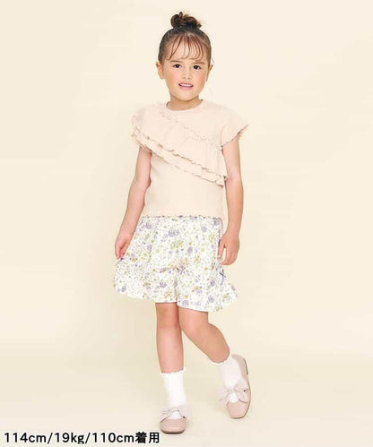 條紋荷葉邊上衣