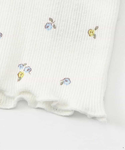 條紋荷葉邊上衣