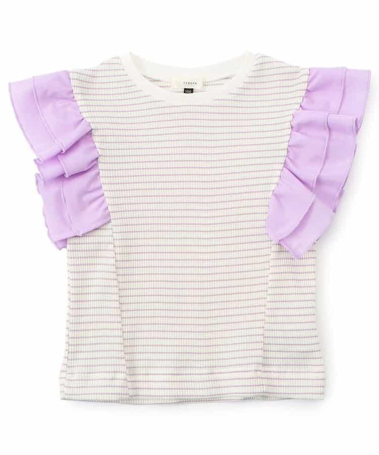 袖口荷葉邊蛋糕T恤