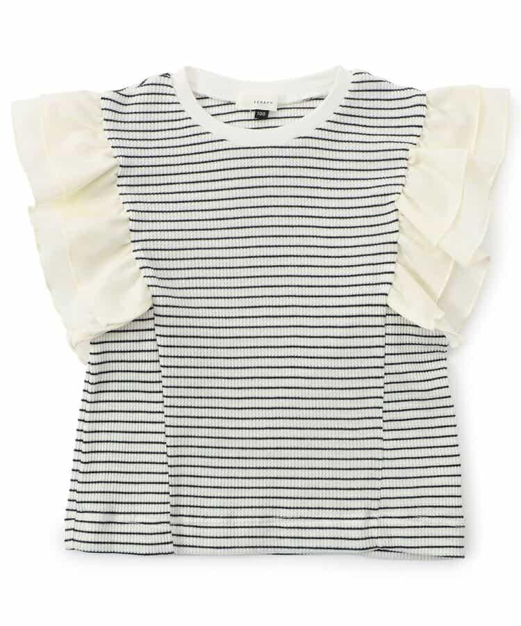 袖口荷葉邊蛋糕T恤