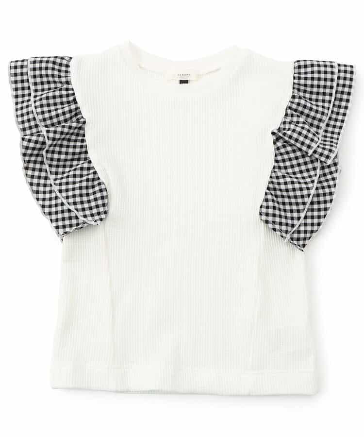 袖口荷葉邊蛋糕T恤