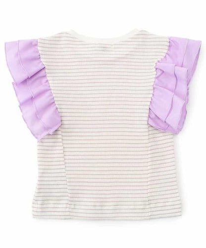 袖口荷葉邊蛋糕T恤