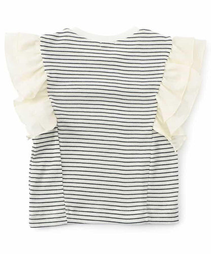 袖口荷葉邊蛋糕T恤