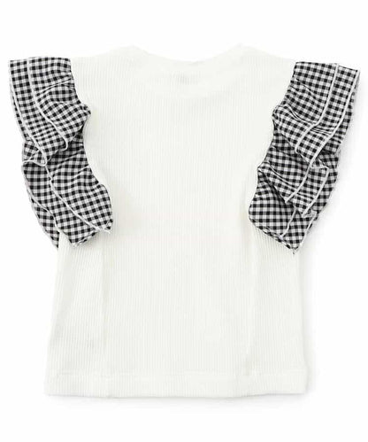 袖口荷葉邊蛋糕T恤