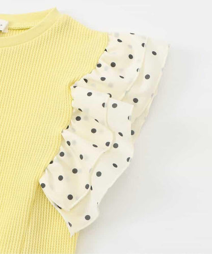 袖口荷葉邊蛋糕T恤