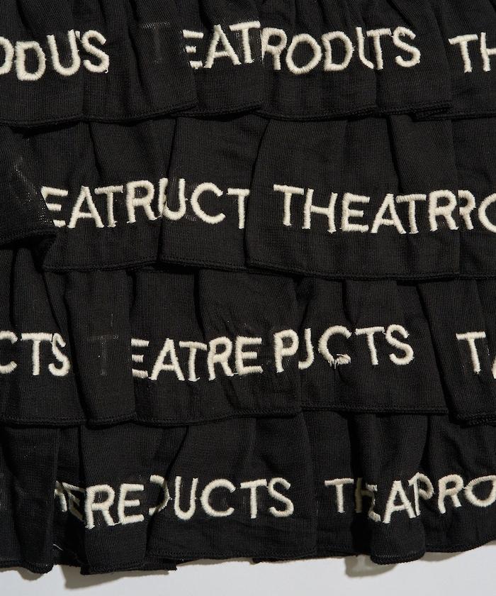 設計 標誌刺繡 褶邊托特包