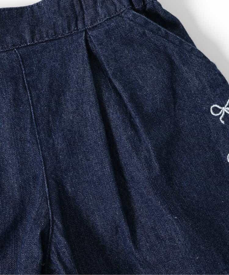 蝴蝶結刺繡短褲