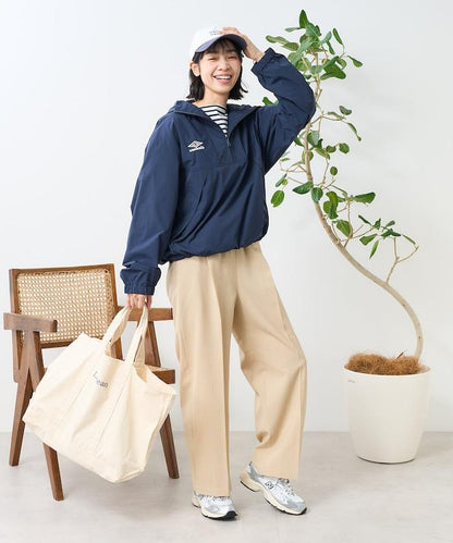 亞麻觸感 褶皺 寬鬆褲