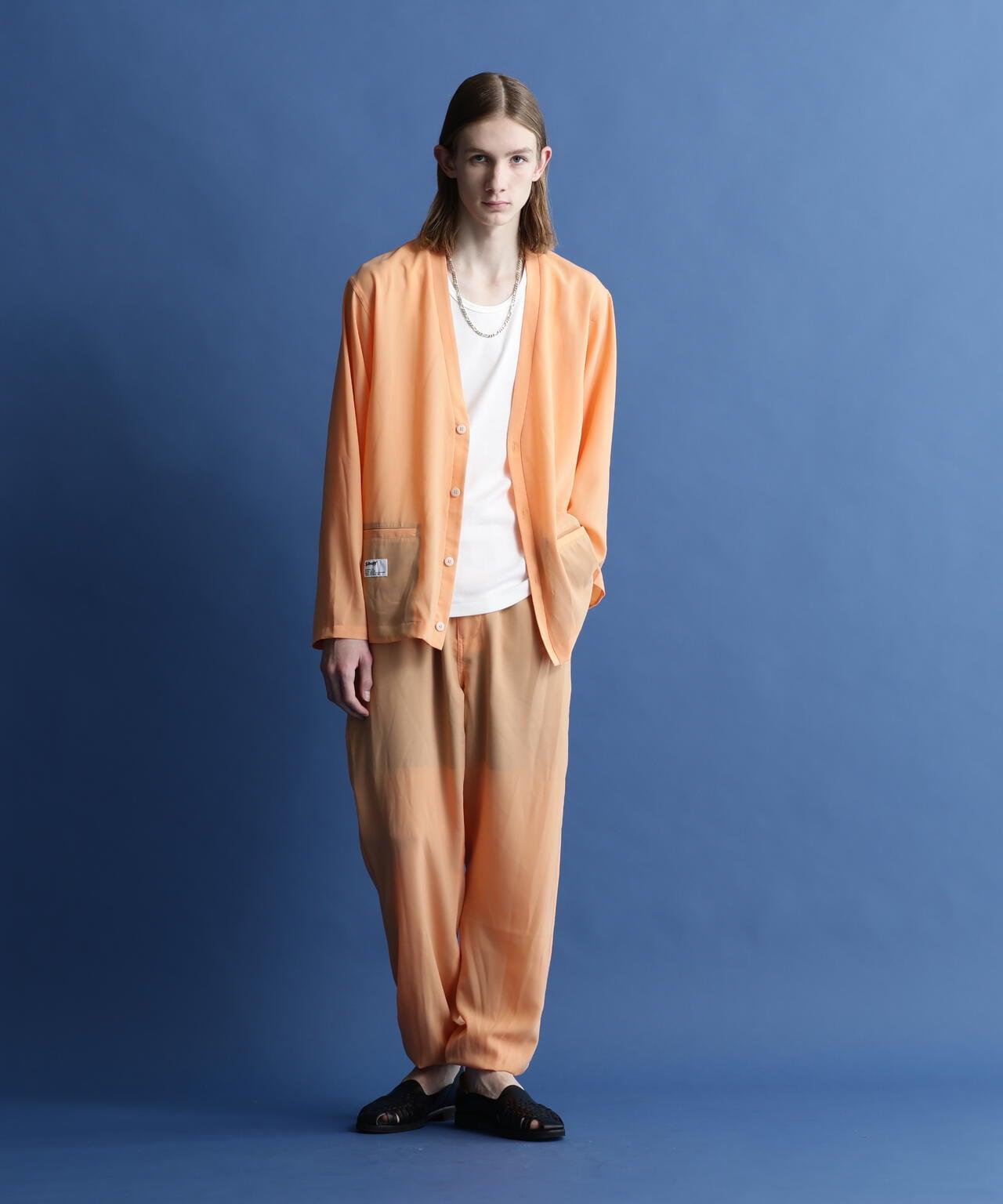 SLUB CHIFFON PANTS/亞麻紗雪紡褲