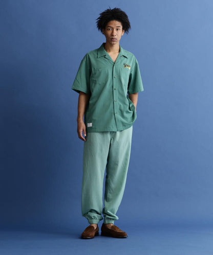 SLUB CHIFFON PANTS/亞麻紗雪紡褲