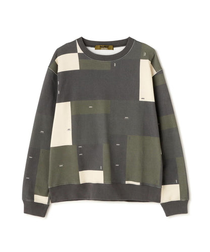 CREW NECK SWEAT GEOMETRY / 圓領衛衣 幾何圖案 / AVIREX / 阿維雷克斯
