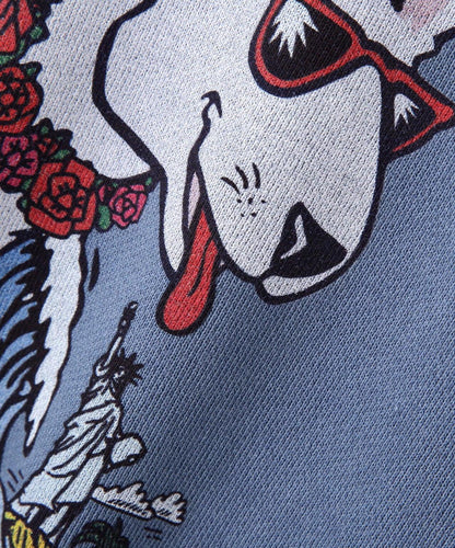 CREW SWEAT SURF DOG/圓領衛衣 衝浪狗