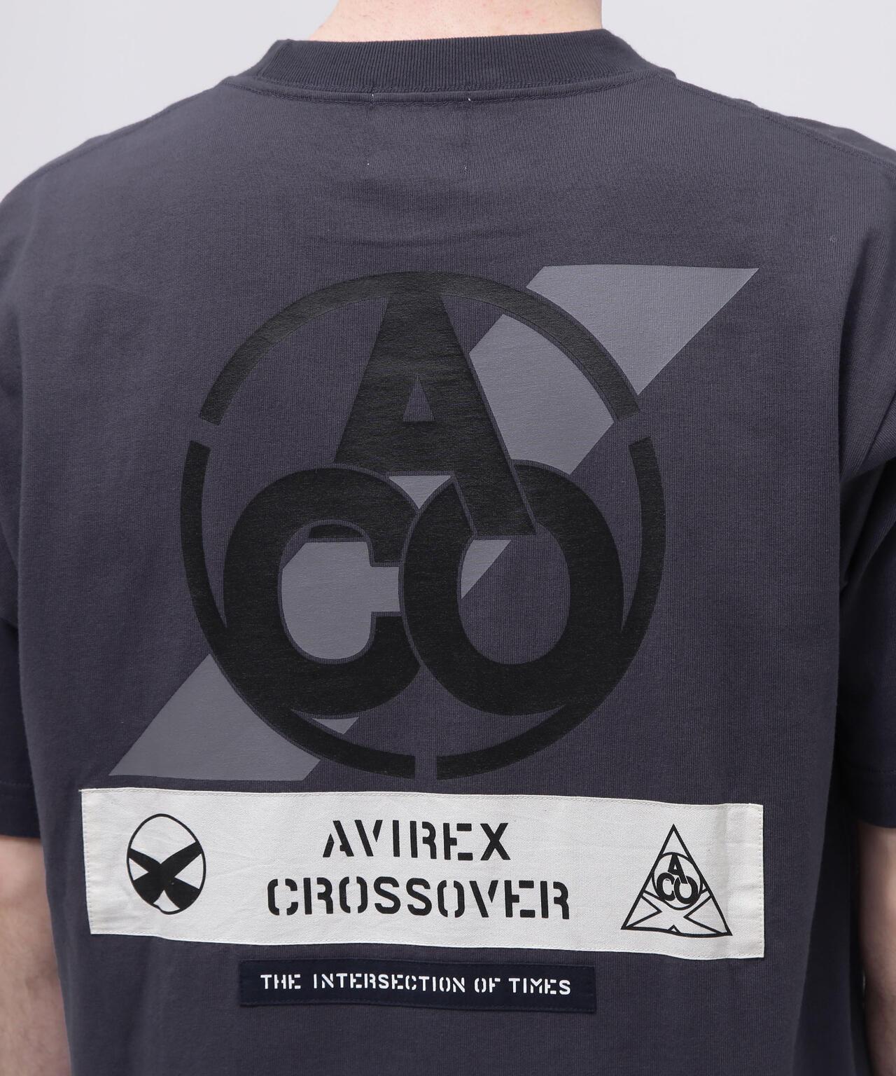 《CROSSOVER》拼接T恤 / AVIREX / 阿維雷克斯