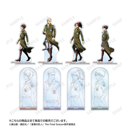 《進擊的巨人》描繪新作 漢吉 冬季步行·著色版 大號亞克力立牌