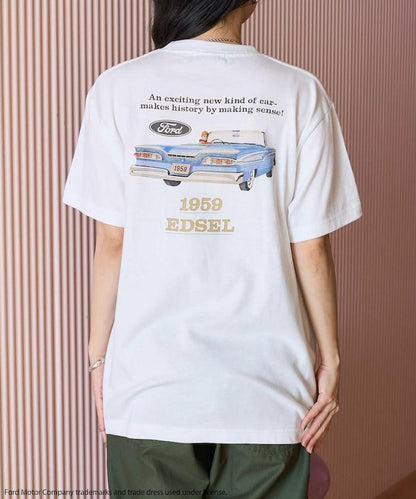 Ford汽車復古印花T恤