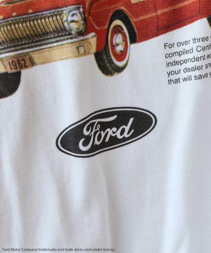 Ford汽車復古印花T恤