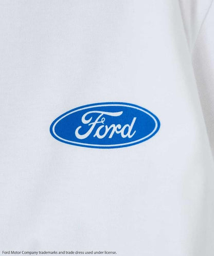 Ford 背景圖案印花T恤
