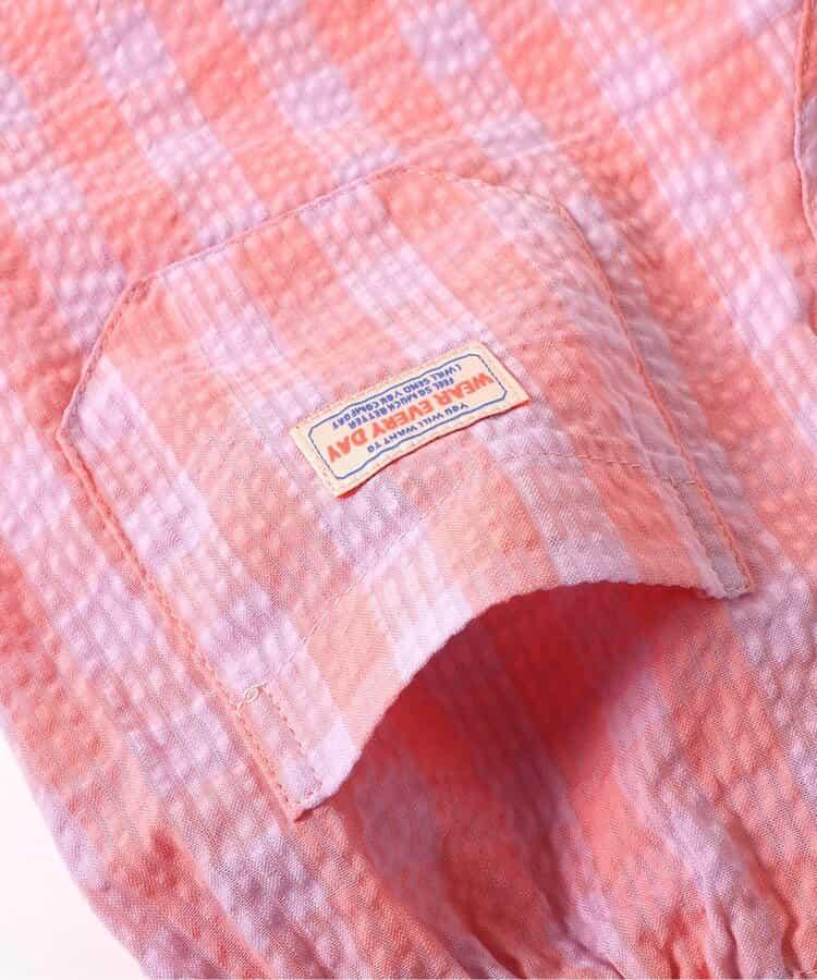 【連衣裙】下襬荷葉邊格子褲 九分褲