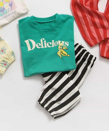 5件短袖長褲睡衣