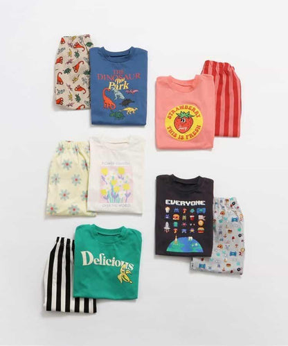 5件短袖長褲睡衣