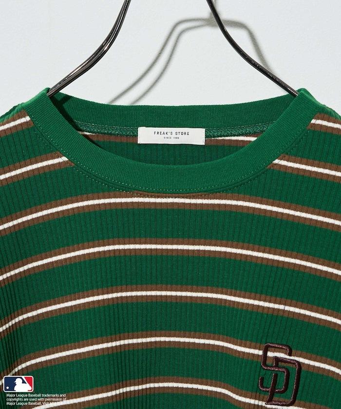 MLB 多色條紋針織T恤