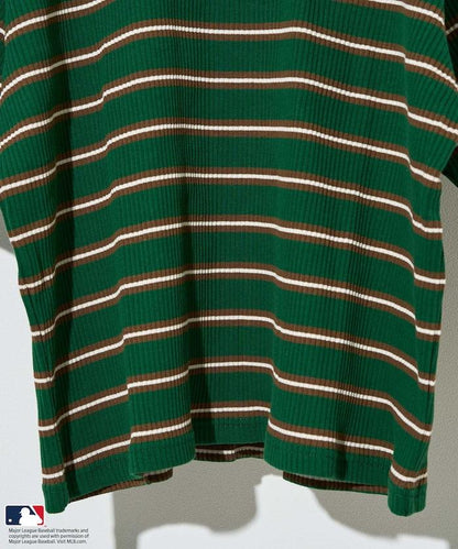 MLB 多色條紋針織T恤