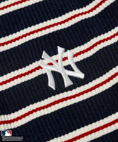 MLB 多色條紋針織T恤