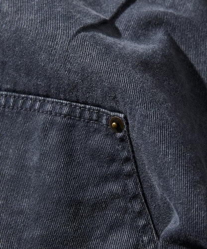 寬鬆直筒 雙膝異色牛仔褲