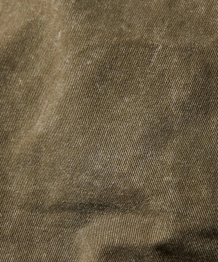 寬鬆直筒 雙膝異色牛仔褲