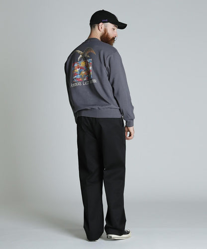 CREW NECK 毛衣 鷹和地圖
