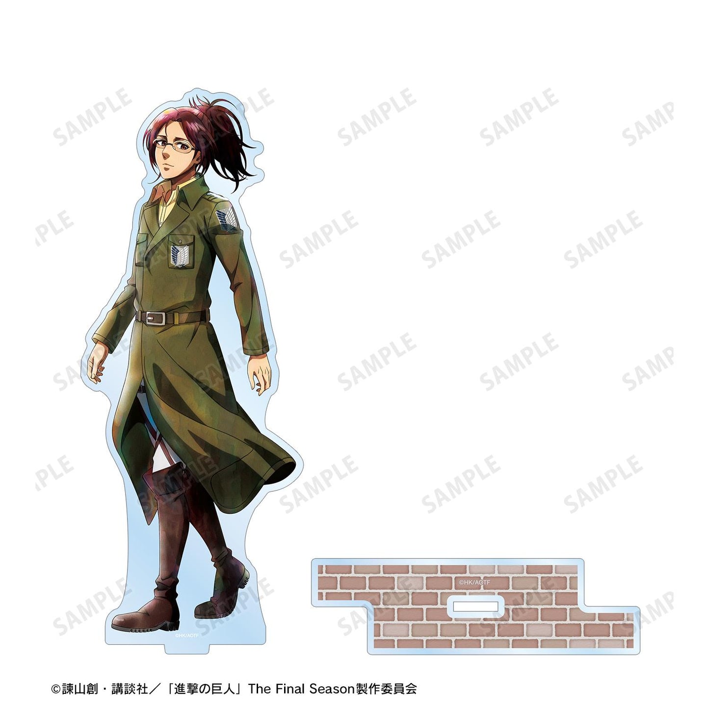 《進擊的巨人》描繪新作 漢吉 冬季步行·著色版 大號亞克力立牌