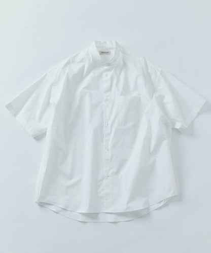 Relax Fit 舒適版型 立領 短袖 襯衫 【限定推出】