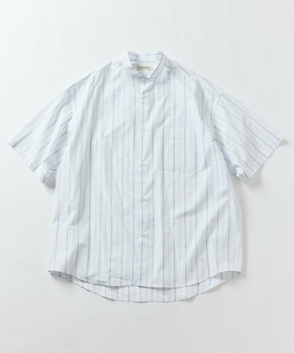 Relax Fit 舒適版型 立領 短袖 襯衫 【限定推出】