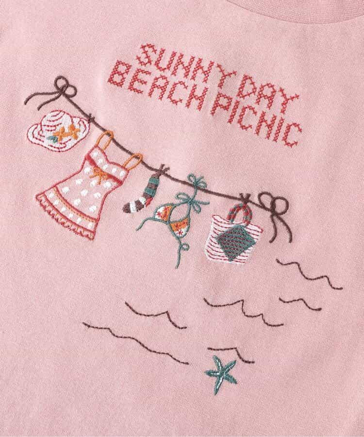 度假刺繡T恤