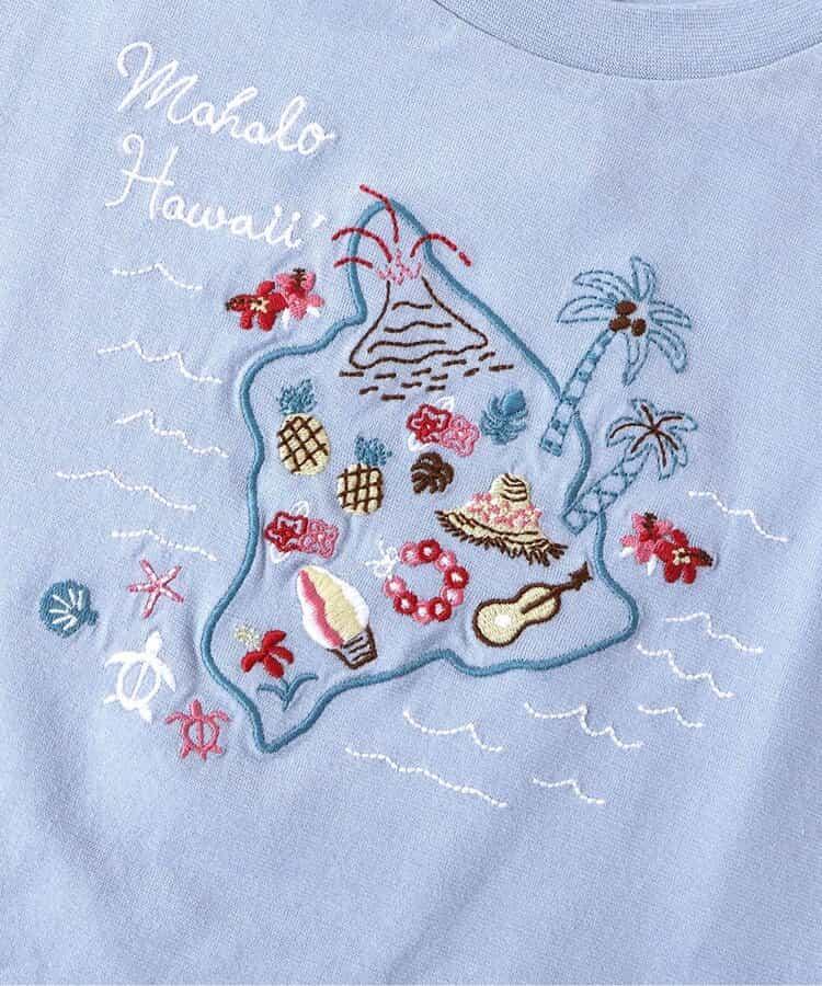 度假刺繡T恤